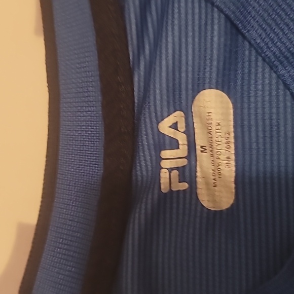 Fila Performa Quick Dry Sleeveless Gym Workout Shirt Men's Size M - Picture 2 of 4